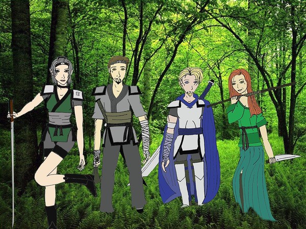 Computer background warriors