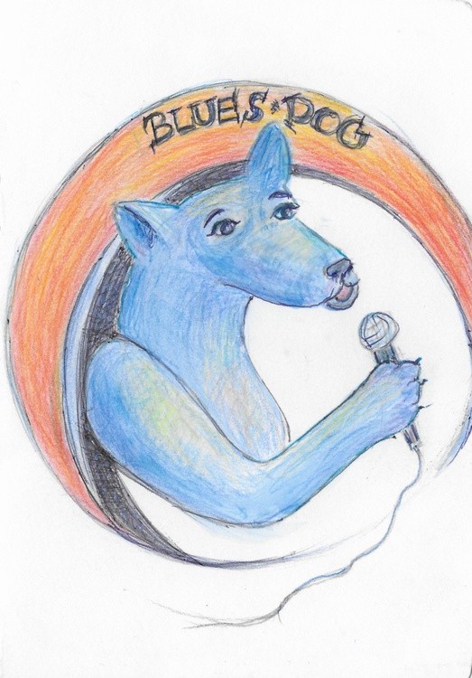 blues dog