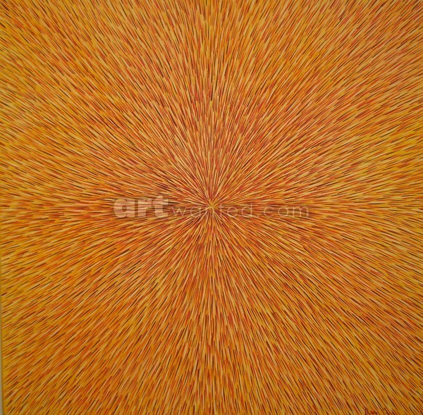 Radiation with Brown, Orange and Yellow