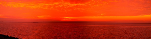 Sunset over Lelystad