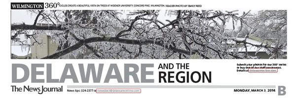 156th News Journal Panorama-Widener Icicles