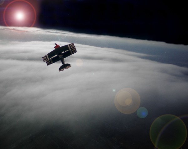 photomontage flight