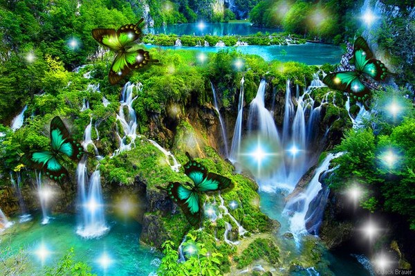 magic waterfall