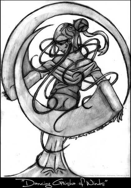 The Dancing Geisha of the Winds