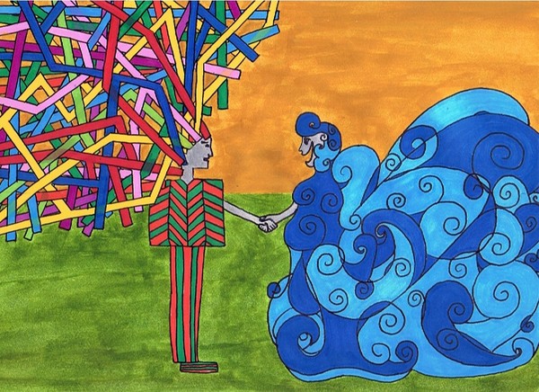 Thinking Meets Feeling -Ink