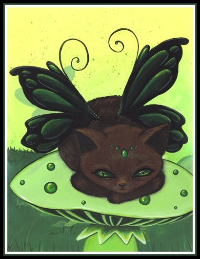 Jeweled Kitty # 8 Tsavorite