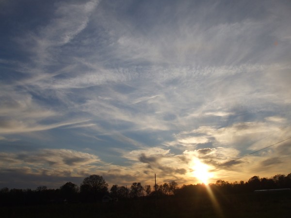 Sunset clouds