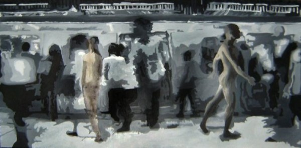 passing by