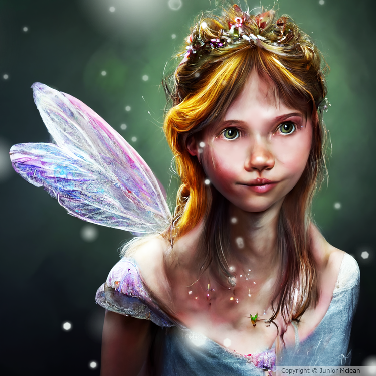 One Winged Fairy Portrait v.2
