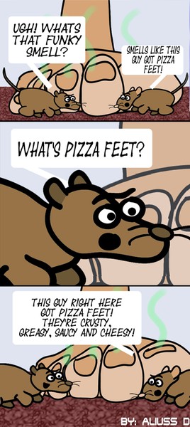 PIZZA FEET!