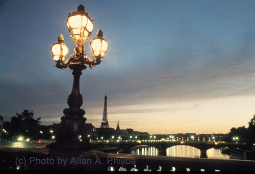 Sunset over the Seine