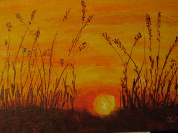 Warm Landscape -  Straw in Sunset SOLD