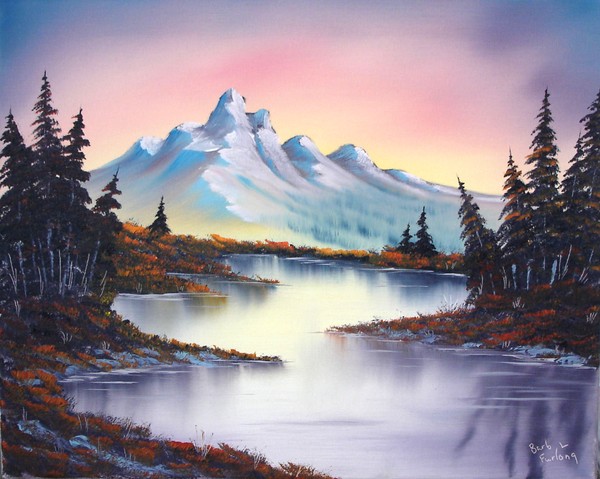 Sunset landscape SOLD