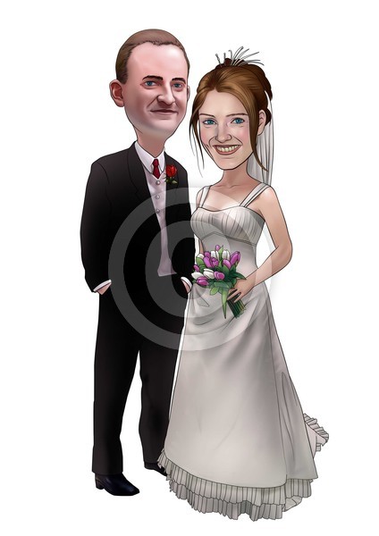 Wedding Caricature