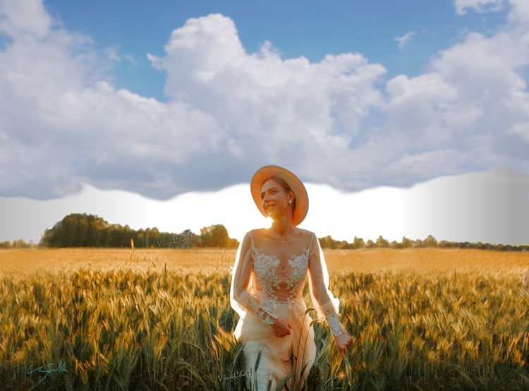 Girl in the Wheat Field