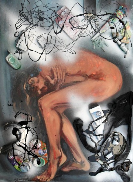 Stefania Ginestra and G.M.Zago-cm 100x70 