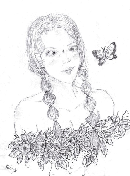 In the berry bush