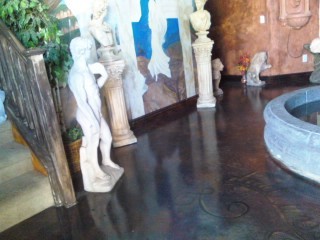 CONCRETE STAIN I DID