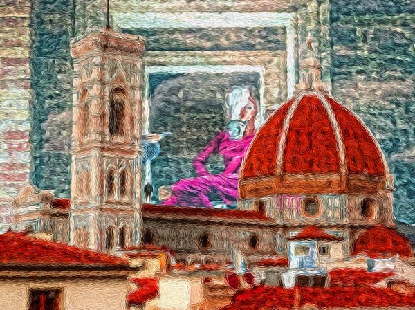 Florentine postcard