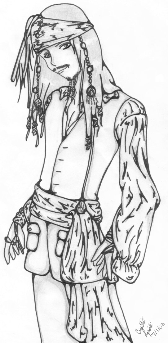Johnny Depp as Captain Jack Sparrow