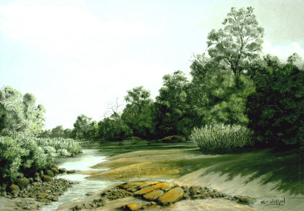 Pastel - River Kruger Park