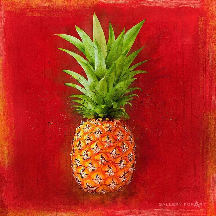 PINEAPPLE ART RED