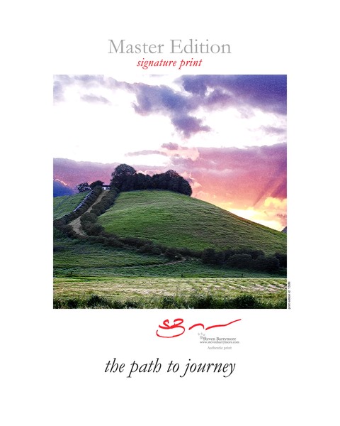 Path to Journey - RED signature print