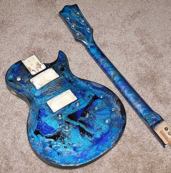Work in progress (Blue Guitar) Front
