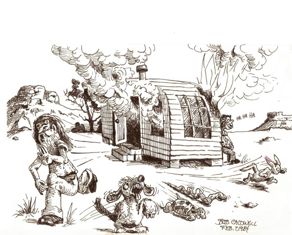 Tommy and his Animals get burned out of Santa Fe