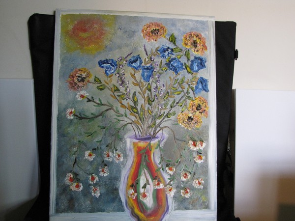 Seven Blue Roses