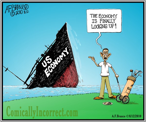 Economy Looking Up (Cartoon)