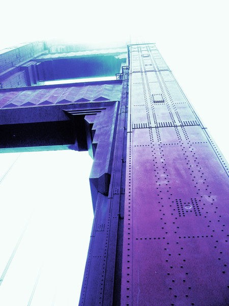 Golden Gate in Purple