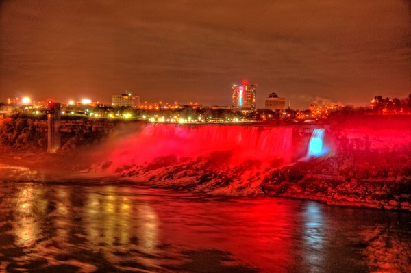 Niagara at Night HDR