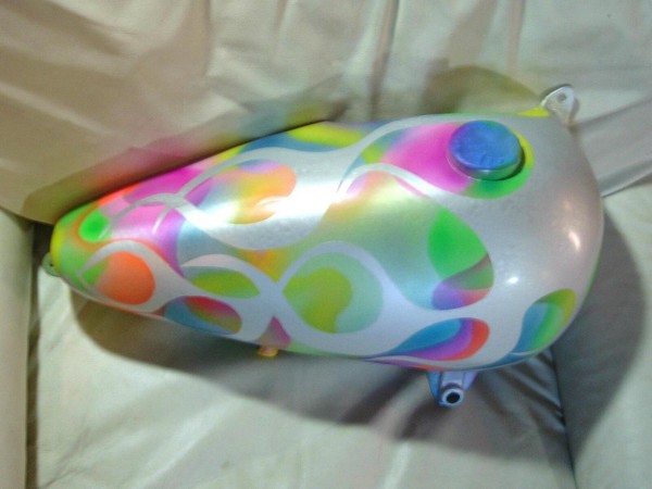 nickel flame under airbrush abstract right side