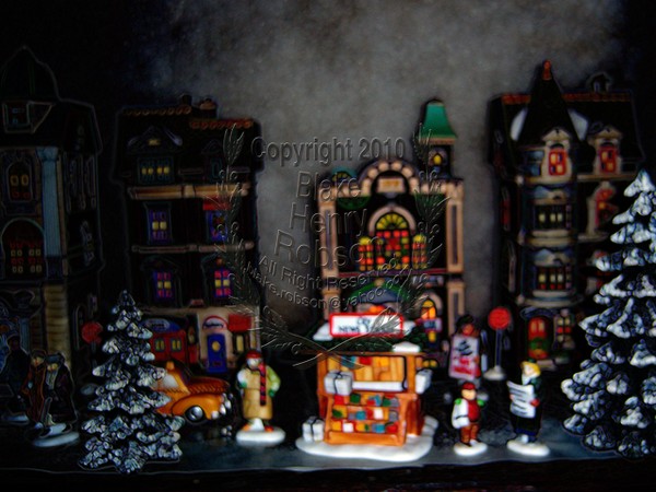 Department 56 Christmas Village Digital Art
