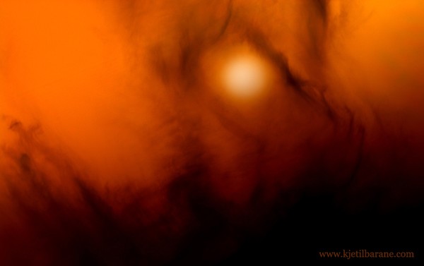 burning sunset
