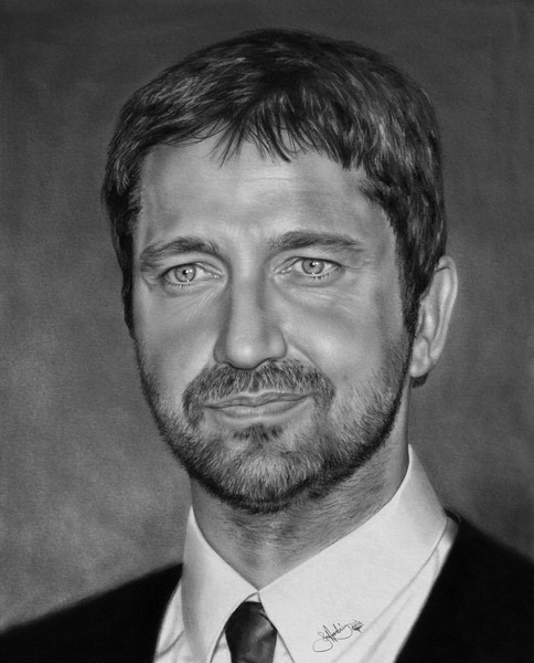 Gerard Butler drawing