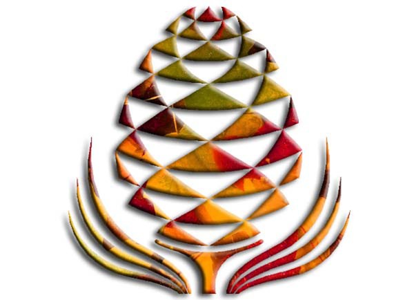 Clipped Pine Cone - Autumn