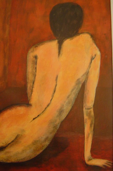 Sitting woman