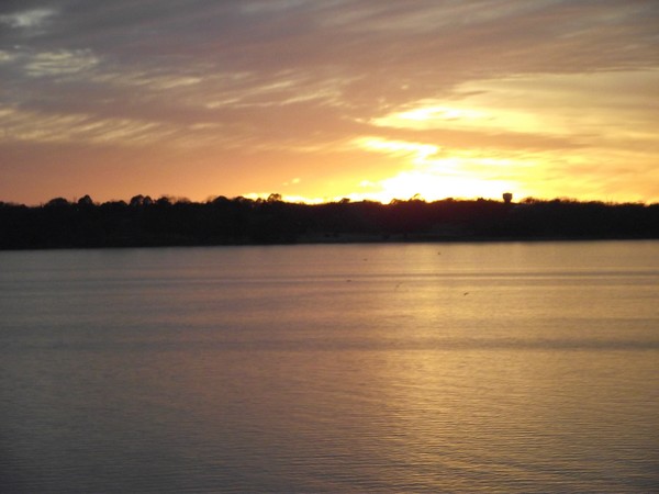 Sunset at Lake Lewisville