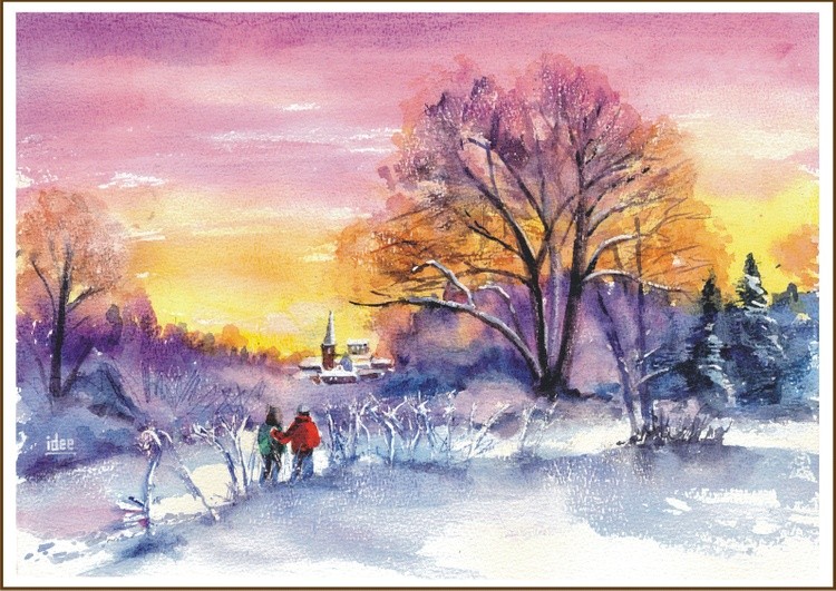 A cold walk