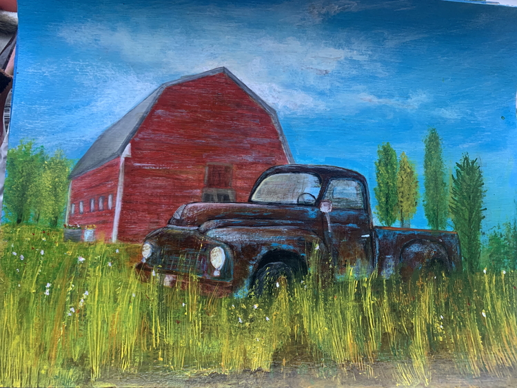 red barn