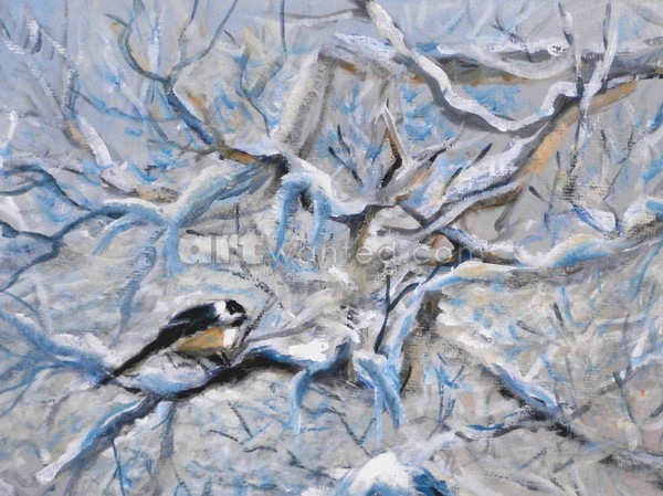 The Ginko bird in winter