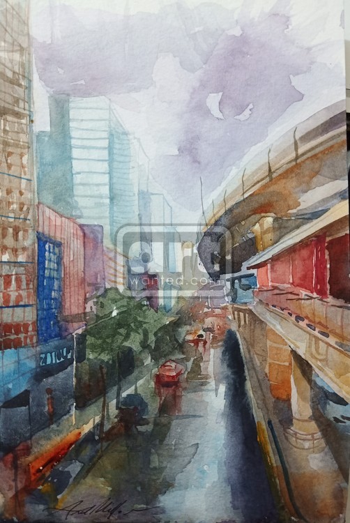 Rainy days in Thailand 1