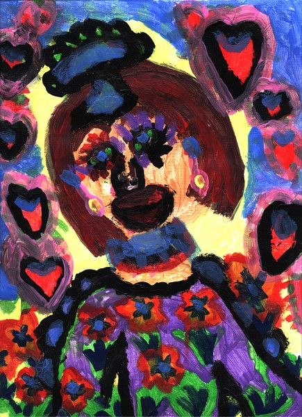 woman in garden