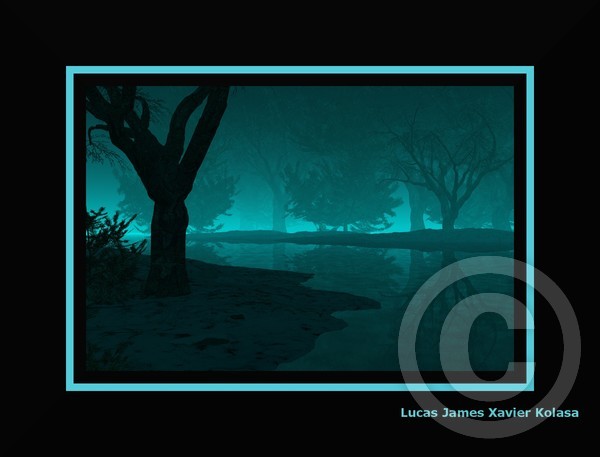 cold lake scene