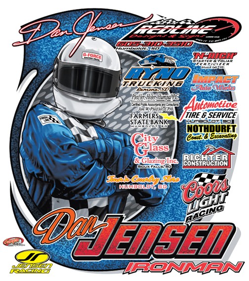 DAN JENSEN LATE MODEL BACK