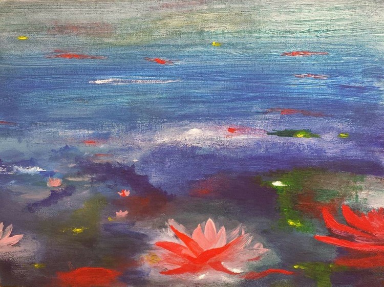 waterlilies by matilda lorentsson