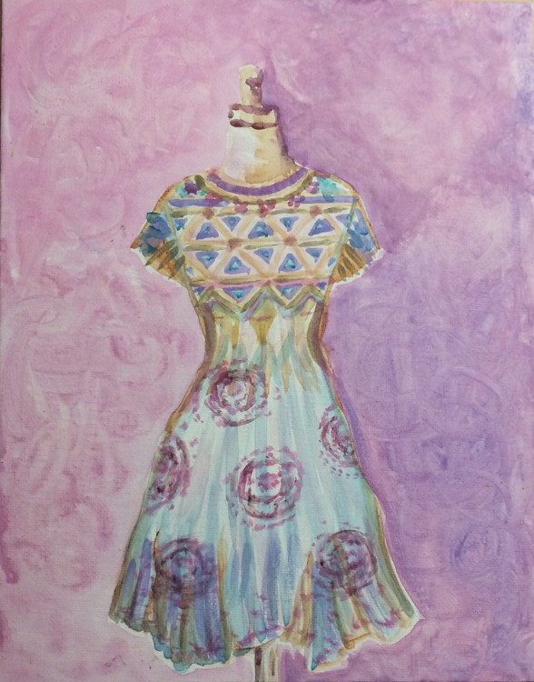 Dress Form Painting