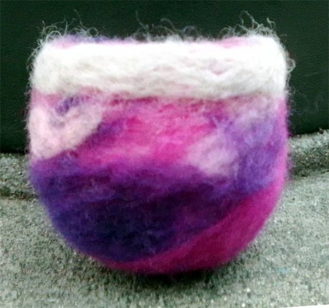 Large Felted Bowl